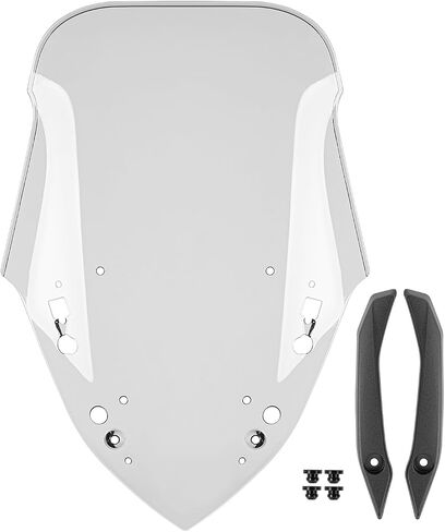 Motorcycle Windshield Windscreen for NMAX 125 155 NM-X 2021-2024 Front Fly Screen Wind Visor Deflector, Light Smoke in Saudi Arabia
