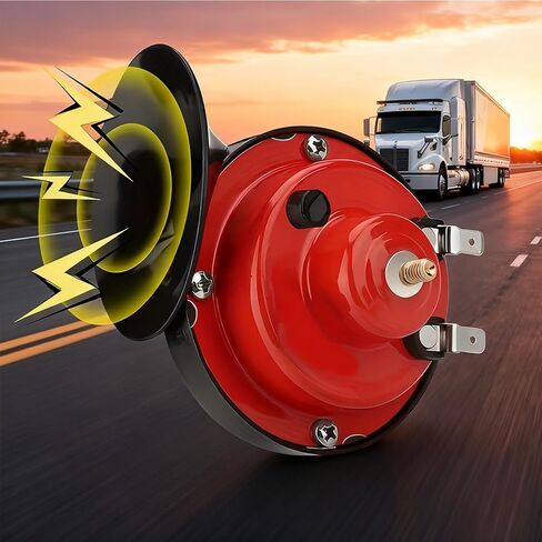 300DB Super Loud Train Horns, 12V Waterproof Electric Air Horns Replacement Kit, Automotive Accessories Universal for Cars Pickup Trucks Motorcycle Bike Boat in Saudi Arabia