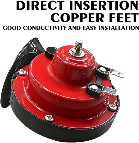 300DB Super Loud Train Horns, 12V Waterproof Electric Air Horns Replacement Kit, Automotive Accessories Universal for Cars Pickup Trucks Motorcycle Bike Boat in Saudi Arabia