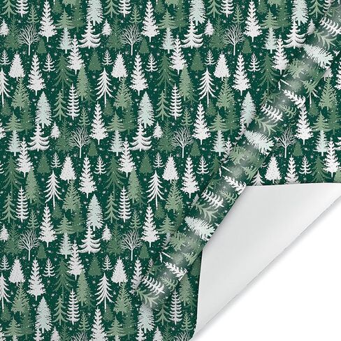 Current Snowy Trees Christmas Rolled Wrapping Paper - Premium Jumbo 23-Inch x 32-Foot Gift Wrap Roll, 61 Square Feet Total in Saudi Arabia