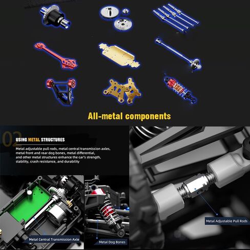 Remote Control Car 4 WD Ultra-Fast Drifting RC Cars for Car Racing Track 2.4 GHz 65KPH 360 Drifting Electric Powered High Speed Race Car for 14+ with Off-Road Tire in Saudi Arabia