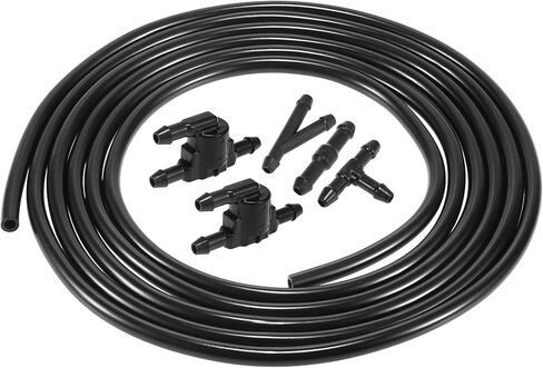 X AUTOHAUX Car Windshield Washer Hose Kit 300cm 10ft Windshield Washer Nozzle Hose with Connectors for Toyota Corolla Tundra Land Cruiser 85321-28020 in Saudi Arabia