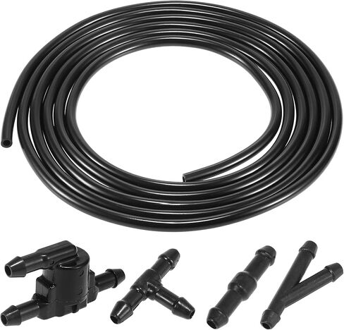 X AUTOHAUX Car Windshield Washer Hose Kit 300cm 10ft Windshield Washer Nozzle Hose with Connectors for Toyota Corolla Tundra Land Cruiser 85321-28020 in Saudi Arabia