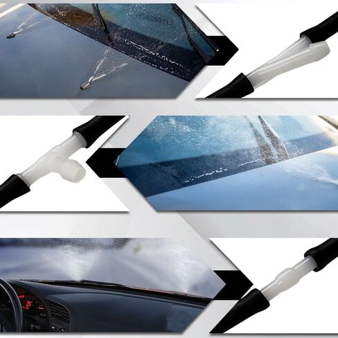 Windshield Washer Hose Kit, 4M Rubber + Plastic Hose with 12PCS Connectors, Fits Most Cars Trucks SUVs in Saudi Arabia