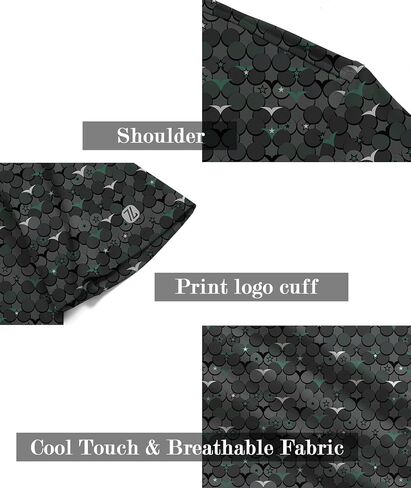ZITY Men's Golf Shirts Short Sleeve Moisture Wicking Performance Print Patterns Casual Collared Golf Polo Shirt for Men in Saudi Arabia