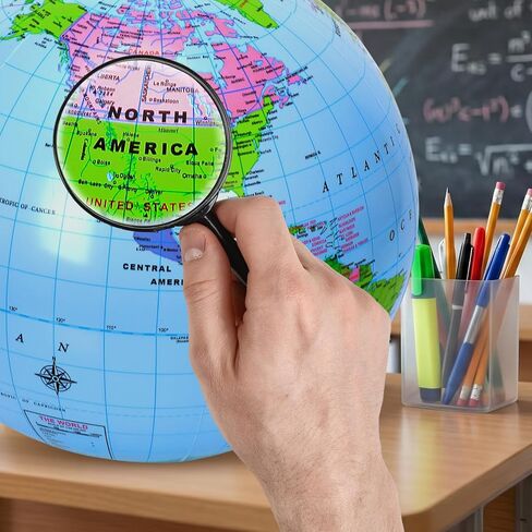 Coopay 12 Pack Inflatable Globe PVC World Globe Inflatable Earth Beach Ball Swimming Pool Ball Birthday Beach Party Decoration Summer Water Games Gifts for Beach Playing or Teaching in Kuwait