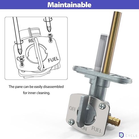 Fuel Valve Petcock Shut Off Tank Switch for Yamaha TTR125 225 230 250 YFS200 YFM250 350 400 YFM660 DRZ400 XT250/350 Big Bear 250 350 400 Warrior 350 Kawasaki Suzuki Quadsport 400 in Kuwait