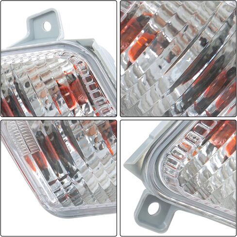 1 Pair Front Turn Signal Lights Replacement for Honda Odyssey 2021 2022 2023 2024 2025 Right and Left Side Marker Lamps HO2531134 33350THRA31 in Saudi Arabia