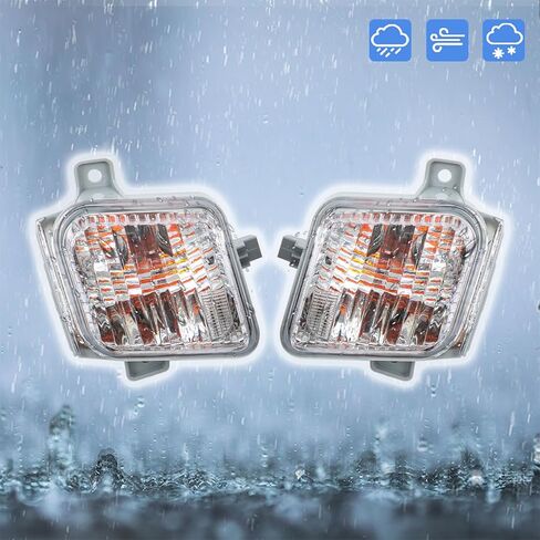 1 Pair Front Turn Signal Lights Replacement for Honda Odyssey 2021 2022 2023 2024 2025 Right and Left Side Marker Lamps HO2531134 33350THRA31 in Saudi Arabia