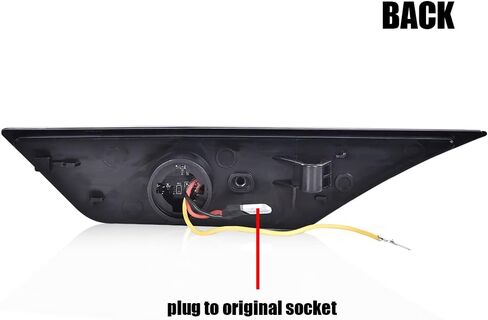 G-PLUS LED Switchback Signal Lamp Side Marker Lights White Compatible with Honda Civic 2016 2017 2018 2019 2020 2021 33850TBAA02, 33850TBAA01, 33800TBAA02 Clear Lens in Saudi Arabia