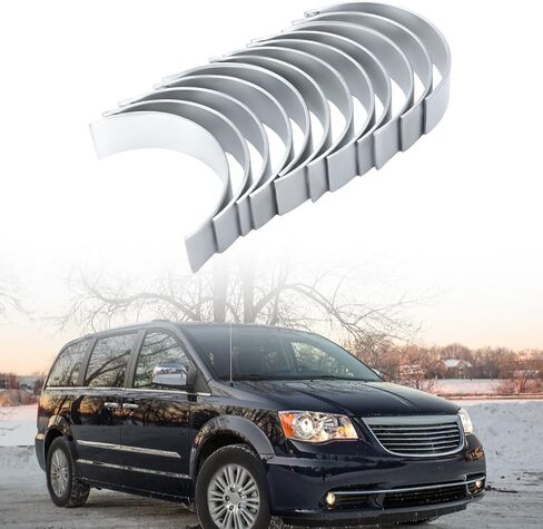 Rod Bearings Standard Size Compatible with Chrysler 300 Town & Country Dodge Grand Caravan 2011-2016 Charger Volkswagen Routan 2011-2014 Jeep Wrangler 2012-2016 3.6L V6 Replacement for RB1169 in Saudi Arabia
