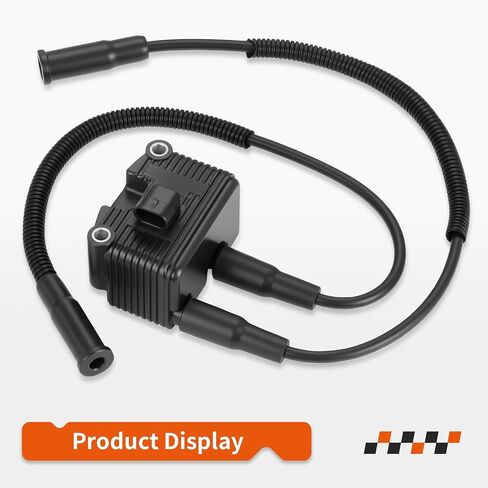 0.5 OHM Ignition Coil & Spark Plug Cable For Sportster 883 1200 Custom Low Roadster 2004-2006 31655-99 31996-04 in Saudi Arabia