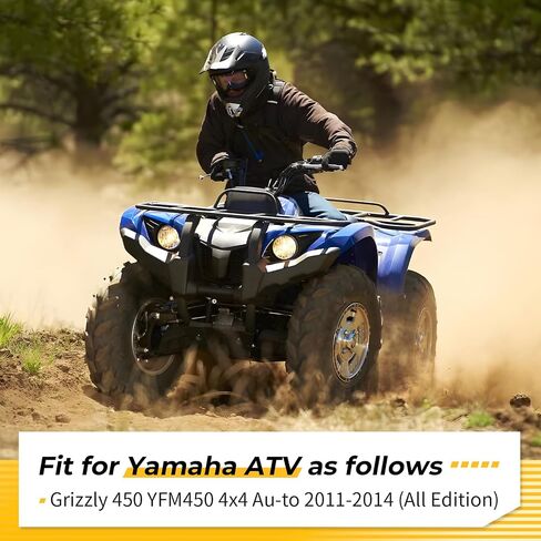M MATI Front Brake Hose Line Pipe Kit for Yamaha Grizzly 450 YFM450 4x4 2011-2014 5ND-F5872-10-00 1CT-F5873-10-00 1CT-F5871-00-00 in Saudi Arabia