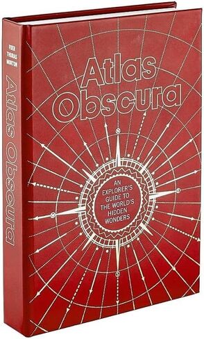 Atlas Obscura for The Armchair Explorer in Fine Red Leather by Graphic Image - in Saudi Arabia