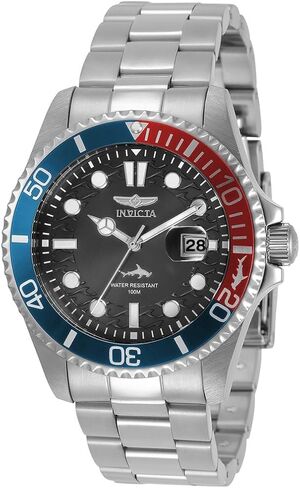 Invicta Men's Pro Diver Quartz Watch with Stainless Steel Strap, Silver, 22 (Model: 30020) in Saudi Arabia