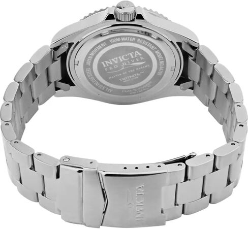 Invicta Men's Pro Diver Quartz Watch with Stainless Steel Strap, Silver, 22 (Model: 30020) in Saudi Arabia