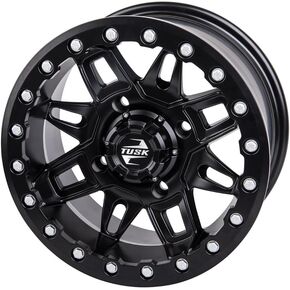 عجلة تاسك واساتش بيدلوك 4/156 15x7 5.0 + 2.0 أسود غير لامع لبولاريس RZR XP 1000 DYNAMIX Edition 2019 in Kuwait
