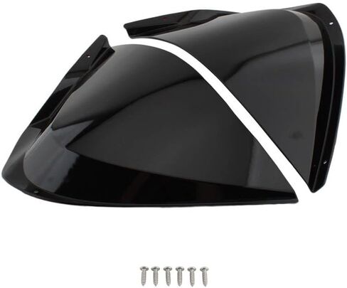 Bacar BT-CDF-327-H Front Side Leg Guard Side Leg Protector Deflector Heat Shields Black ABS For HONDA PCX125 PCX150 PCX160 21-2024 1 Pair in Saudi Arabia