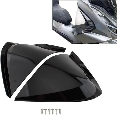 Bacar BT-CDF-327-H Front Side Leg Guard Side Leg Protector Deflector Heat Shields Black ABS For HONDA PCX125 PCX150 PCX160 21-2024 1 Pair in Saudi Arabia