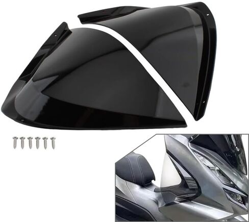 Bacar BT-CDF-327-H Front Side Leg Guard Side Leg Protector Deflector Heat Shields Black ABS For HONDA PCX125 PCX150 PCX160 21-2024 1 Pair in Saudi Arabia