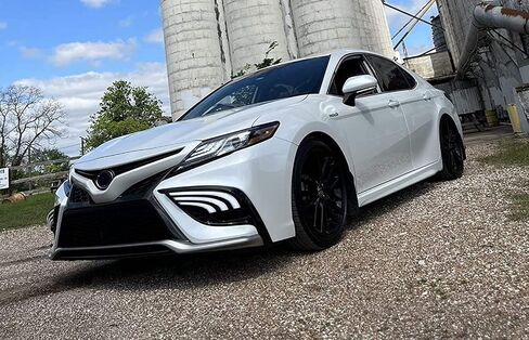 iJDMTOY Switchback LED Daytime Running Lights Assy Compatible with 2021-up Toyota Camry SE XSE Trims, JDM Style White/Amber DRLs w/Sequential Flash Turn Signal Feature in Saudi Arabia