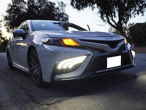 iJDMTOY Switchback LED Daytime Running Lights Assy Compatible with 2021-up Toyota Camry SE XSE Trims, JDM Style White/Amber DRLs w/Sequential Flash Turn Signal Feature in Saudi Arabia
