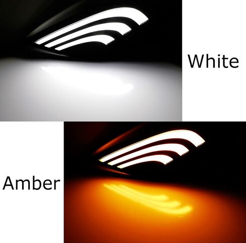 iJDMTOY Switchback LED Daytime Running Lights Assy Compatible with 2021-up Toyota Camry SE XSE Trims, JDM Style White/Amber DRLs w/Sequential Flash Turn Signal Feature in Saudi Arabia