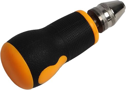 Portable Drill Mini, Hardened Steel Chuck & 10 Twist Bits 0.8-3.0mm, Short Handle with No-slip Design, Light and Portable for Wood, Jewelry, Plastic in Saudi Arabia