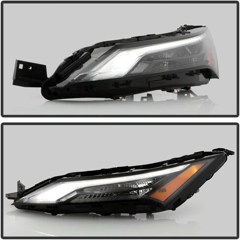 KEEKPO - For 2021 2022 2023 Nissan Rogue Upper w/Halogen Turn Signal LED Daytime Running Light Replacement - Passenger in Saudi Arabia