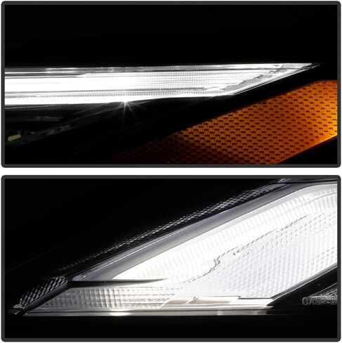 KEEKPO - For 2021 2022 2023 Nissan Rogue Upper w/Halogen Turn Signal LED Daytime Running Light Replacement - Passenger in Saudi Arabia