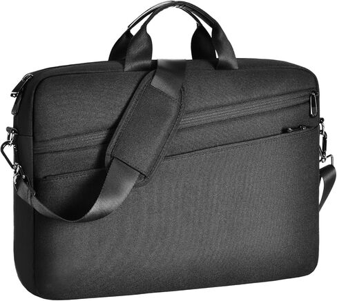 natyrlpog 15.6 Inch Business Laptop Bag for Men & Women, Waterproof Polyester Briefcase for Work, Commute, Travel in Kuwait