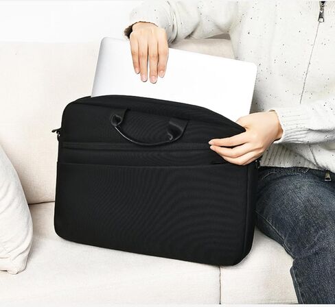 natyrlpog 15.6 Inch Business Laptop Bag for Men & Women, Waterproof Polyester Briefcase for Work, Commute, Travel in Kuwait