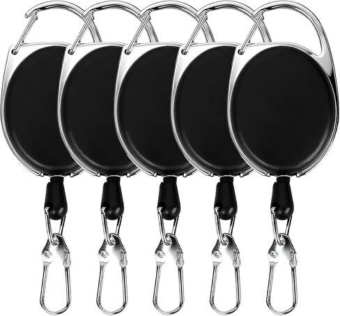Fly Fishing Retractor for Anglers Vest Pack Tool Gear Assortment Combo 5pcs in Pack in Saudi Arabia