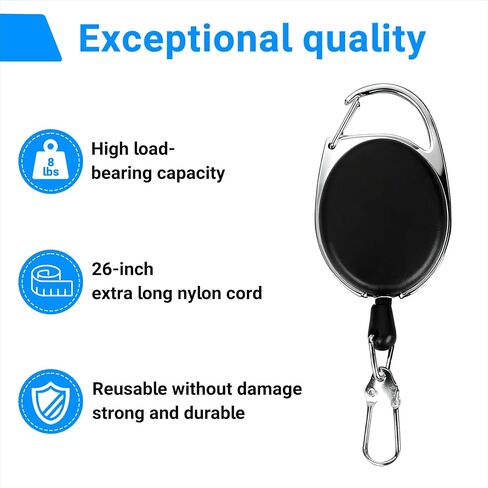 Fly Fishing Retractor for Anglers Vest Pack Tool Gear Assortment Combo 5pcs in Pack in Saudi Arabia