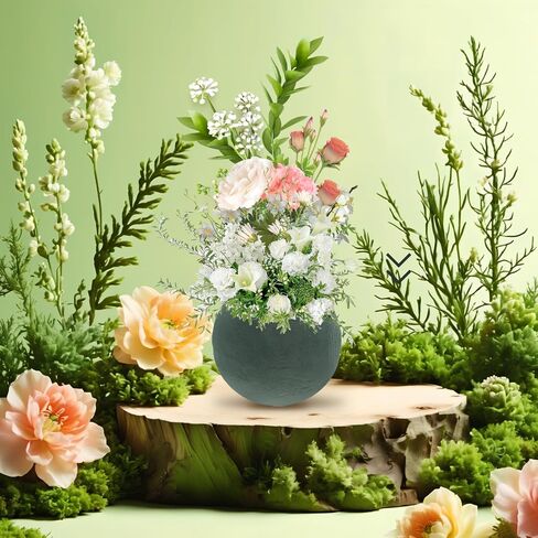 KALLORY 2Pcs Floral Foam Balls Round Sphere for DIY Flower Arrangements Wedding Bouquet Craft Supplies 5.7 Inch Artificial Flower Ball Foam with Water Absorbing Feature in Saudi Arabia