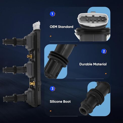 ملفات الإشعال ECCPP متوافقة مع Saturn L/Saturn Vue/Cadillac CTS/Cadillac Catera 1999-2005 لاستبدال UF279 C1248 للسفر والنقل والإصلاح in Saudi Arabia