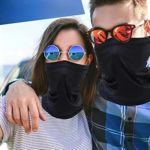 Multi Functional Sports Face Mask and Headscarf Set, Breathable and Protective, for Men's and Women's in Saudi Arabia