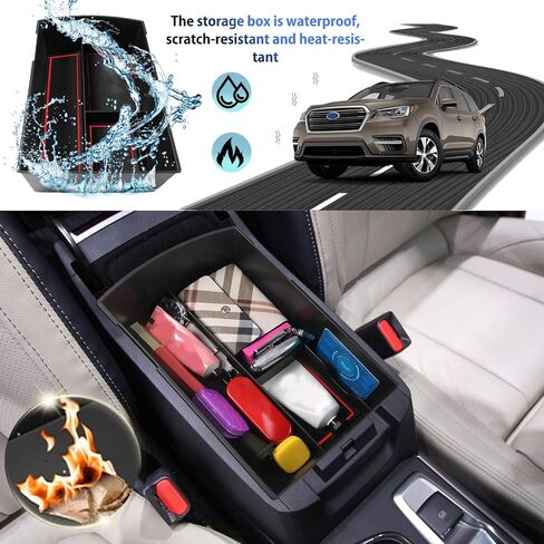 SHAOHAO for 2022 2023 2024 Volvo XC40 Center Console Organizer, for 2018 2019 2020 2021 2022 2023 2024 Volvo XC40 Console Organizer Tray 2023 XC40 Insert Storage Box Tray 2023 2024 XC40 Accessories in Saudi Arabia