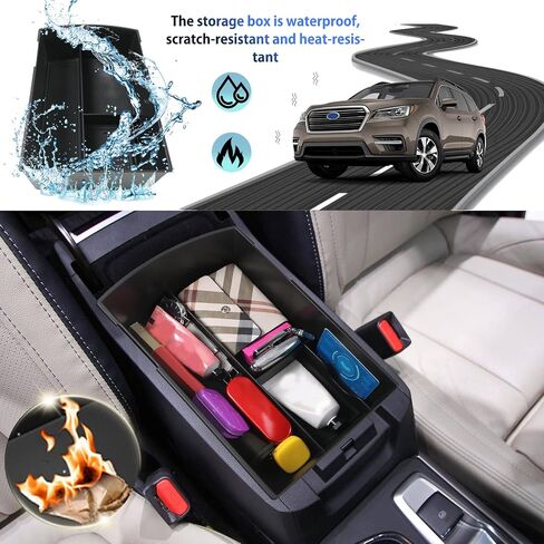 SHAOHAO for 2022 2023 2024 Volvo XC40 Center Console Organizer, for 2018 2019 2020 2021 2022 2023 2024 Volvo XC40 Console Organizer Tray 2023 XC40 Insert Storage Box Tray 2023 2024 XC40 Accessories in Saudi Arabia
