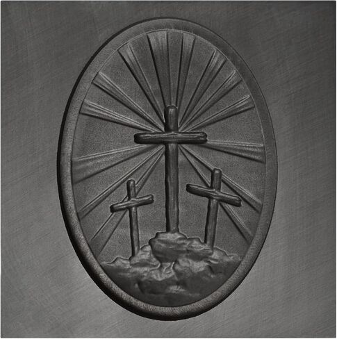 Large - Religious Crosses on Hill 3D Graphite Ingot Mold for Precious Metal Casting Gold Silver Copper Aluminum Melting in Saudi Arabia