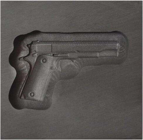 Small - Gun 3D Graphite Ingot Mold for Precious Metal Casting Gold Silver Copper Melting in Saudi Arabia
