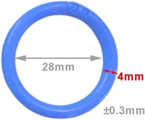 50 PCS 1 Inch Plastic Binder Rings Paper Ring, Loose Leaf Binder Rings Plastic Book Ring Clips for Office, School, Index Cards Assorted Colors in Saudi Arabia