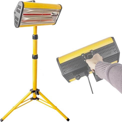 Handheld Paint Curing Lamp with Adjustable Stand, Adjustable Height 60-170cm, Adjustable Angle, for Car Paint Repair & Curing in Saudi Arabia