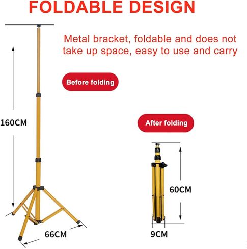 Handheld Paint Curing Lamp with Adjustable Stand, Adjustable Height 60-170cm, Adjustable Angle, for Car Paint Repair & Curing in Saudi Arabia