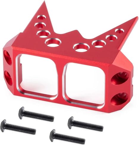 RC Upgrades For Axial For Wraith 90018 RR10 For Capra 1.9 For UTB 1/10 Aluminum Steering Servo Guard Protective Cover Mount RC Car Bouncer(Red) in Saudi Arabia