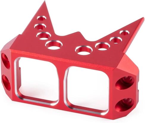 RC Upgrades For Axial For Wraith 90018 RR10 For Capra 1.9 For UTB 1/10 Aluminum Steering Servo Guard Protective Cover Mount RC Car Bouncer(Red) in Saudi Arabia
