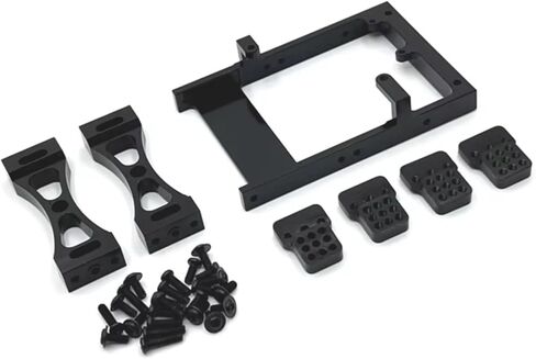RC Models Parts For MN For WPL For Feiyu For HengLong For JJRC 1/16 1/12 RC Car Parts Metal Upgrade Crossbeam Servo Box Shock Absorber Bracket(White) in Saudi Arabia