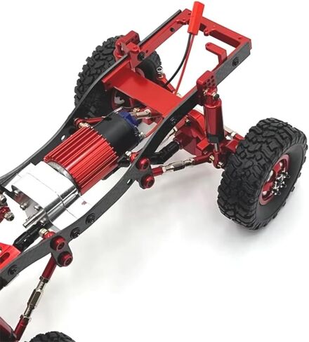 Rc Models Accessories For MN For WPL For Feiyu For HengLong For JJRC 1/16 /12 RC Car Parts Metal Upgrade Crossbeam Servo Box Shock Absorber Bracket(Red) in Saudi Arabia