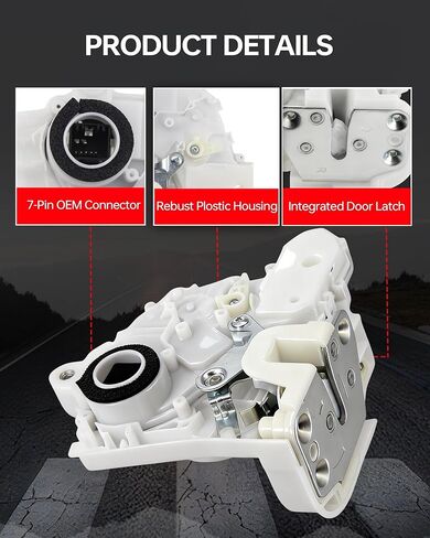 مشغل قفل الباب الخلفي الأيمن للركاب متوافق مع Honda CR-V 2007-2011 (EX، LX، EXL)، يستبدل 72610-SWA-A01، DLA1006، 937-570 in Kuwait