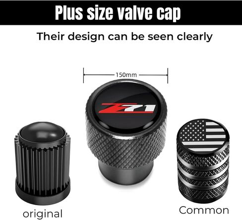 4PCS Tire Valve Stem Caps Compatible with ZR2 Silverado Colorado Accessories, Aluminum Tire Valve Cap Set, Corrosion Resistant (zr2) in Saudi Arabia